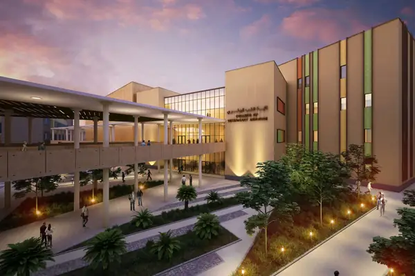 Al Qasim Green University, Iraq — structural engineering by ESG — Main academic building