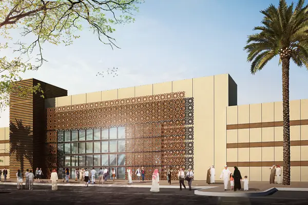 Lulu Hypermarket, UAE — structural engineering by ESG — Main entrance and fa&ccedil;ade