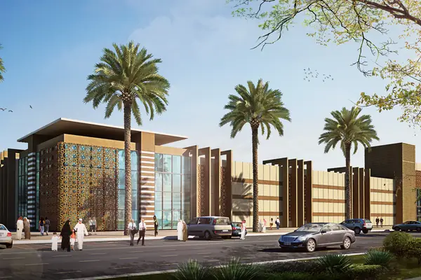 Lulu Hypermarket, UAE — structural engineering by ESG — Street-level frontage