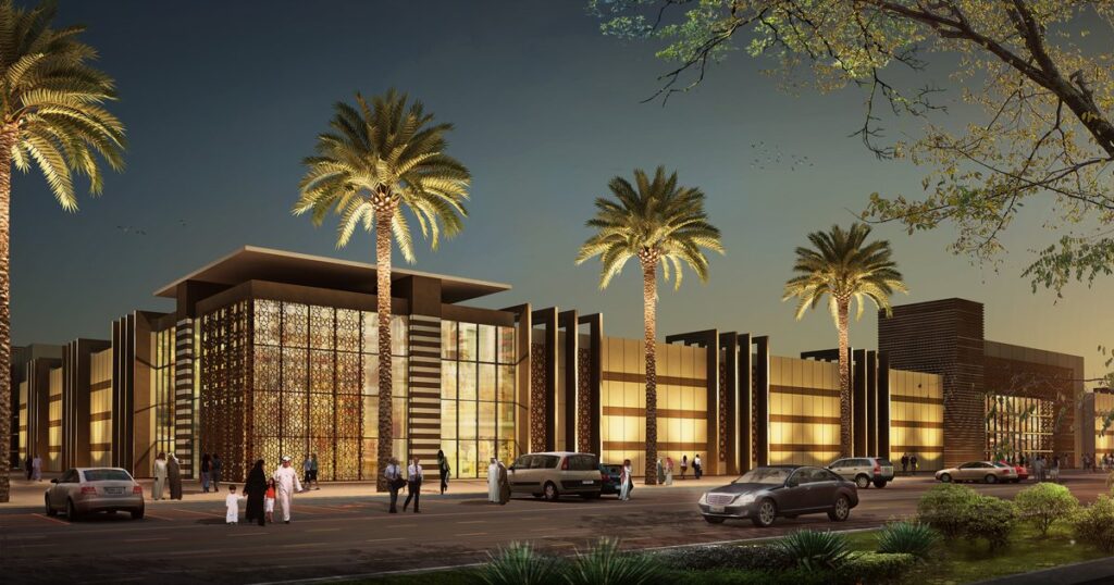Lulu Hypermarket, UAE - steel-framed retail development engineered by ESG