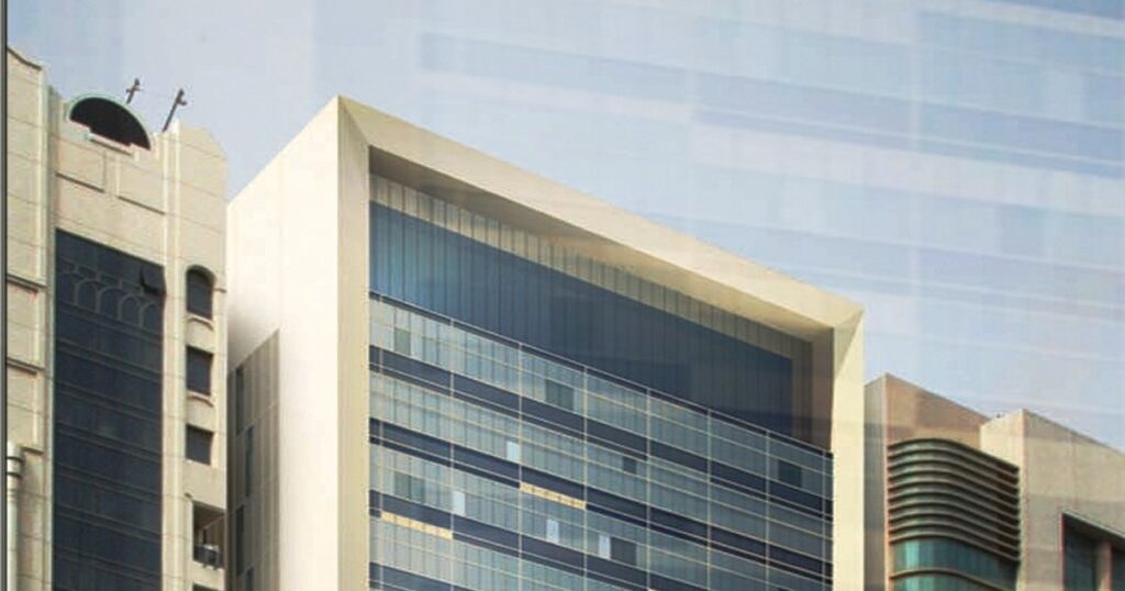 Mixed-use residential and commercial tower in the UAE, engineered by ESG