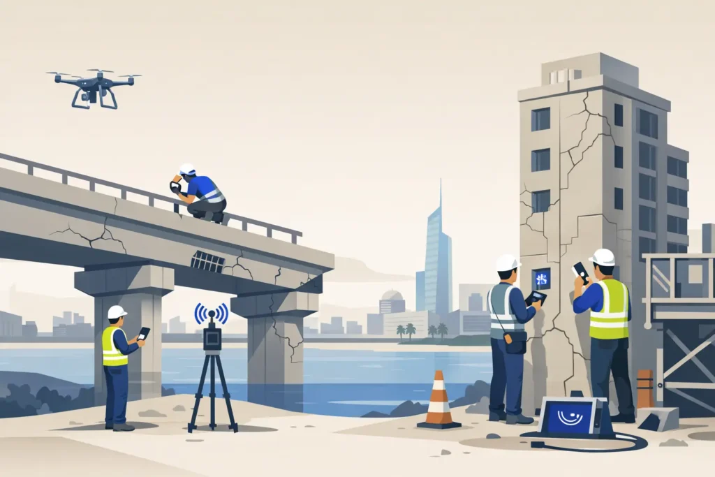 How to Assess Aging Concrete Structures Safely